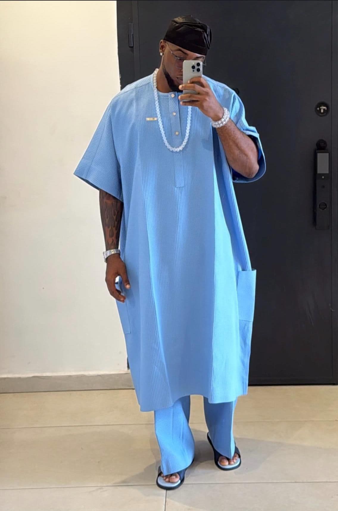 Hakeem Kaftan Robe Set